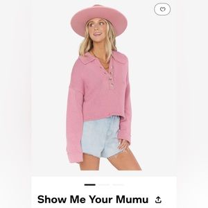 NWOT Mumu sweater! So comfy and cute!!